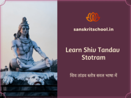 Learn Shiv Tandav Stotram