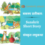 Sanskrit Short Story | संस्कृत लघुकथा बकस्य प्रतीकार: Sanskrit Short Story