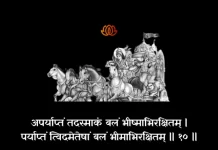 Bhagavad Gita Chapter 1 Shloka 10 | श्रीमद्भगवद्गीता Bhagavad Gita Chapter 1 Shloka image