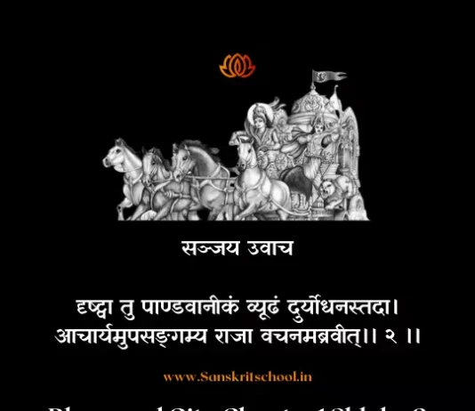 Bhagavad Gita Chapter 1 Shloka 2 | рд╢реНрд░реАрдорджреНрднрдЧрд╡рджреНрдЧреАрддрд╛ Bhagavad Gita Chapter 1 Shloka image