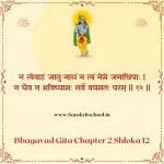 Bhagavad Gita Chapter 2 Shloka 12 | श्रीमद्भगवद्गीता Bhagavad Gita Chapter 2 image