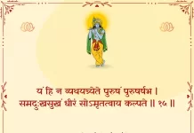 Bhagavad Gita Chapter 2 Shloka 15 | श्रीमद्भगवद्गीता Bhagavad Gita Chapter 2 image