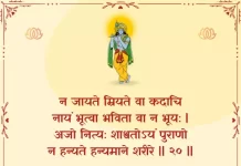 Bhagavad Gita Chapter 2 Shloka 20 | श्रीमद्भगवद्गीता Bhagavad Gita Chapter 2 Shloka image