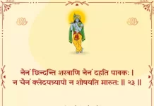 Bhagavad Gita Chapter 2 Shloka 23 | श्रीमद्भगवद्गीता Bhagavad Gita Chapter 2 image
