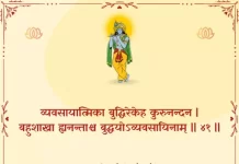 Bhagavad Gita Chapter 2 Shloka 41 | श्रीमद्भगवद्गीता Bhagavad Gita Chapter 2 image