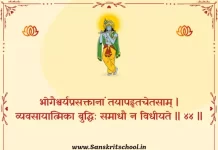 Bhagavad Gita Chapter 2 Shloka 44 | श्रीमद्भगवद्गीता Bhagavad Gita Chapter 2 Shloka image