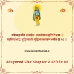 Bhagavad Gita Chapter 2 Shloka 63 | श्रीमद्भगवद्गीता Bhagavad Gita Chapter 2 image