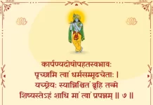 Bhagavad Gita Chapter 2 Shloka 7 | श्रीमद्भगवद्गीता Bhagavad Gita Chapter 2 Shloka image