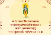 Bhagavad Gita Chapter 2 Shloka 8 | श्रीमद्भगवद्गीता Bhagavad Gita Chapter 2 image