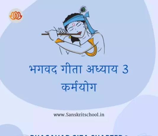 Srimad Bhagavad Gita Chapter 3 | कर्मयोग Bhagavad Gita Chapter 3 Shloka image