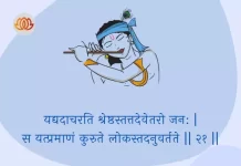 Bhagavad Gita Chapter 3 Shloka 21 | श्रीमद्भगवद्गीता Bhagavad Gita Chapter 3 image