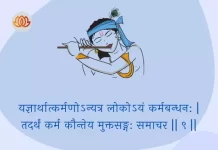Bhagavad Gita Chapter 3 Shloka 9 | श्रीमद्भगवद्गीता Bhagavad Gita Chapter 3 Shloka image