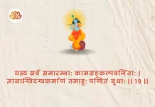 Bhagavad Gita Chapter 4 Shloka 19 | श्रीमद्भगवद्गीता Bhagavad Gita Chapter 4 image