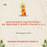 Bhagavad Gita Chapter 4 Shloka 22 | श्रीमद्भगवद्गीता Bhagavad Gita Chapter 4 Shloka image