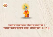 Bhagavad Gita Chapter 4 Shloka 28 | श्रीमद्भगवद्गीता Bhagavad Gita Chapter 4 Shloka image