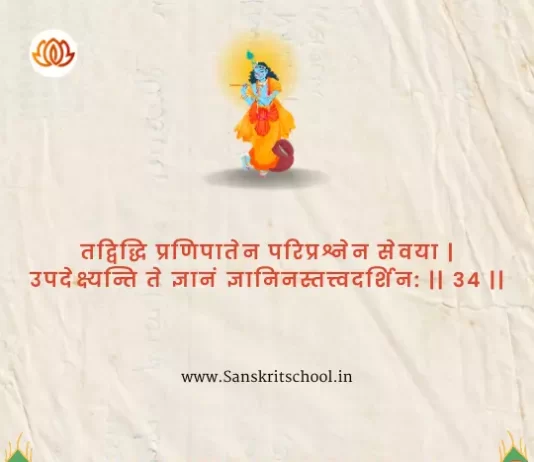 Bhagavad Gita Chapter 4 Shloka 34 | рд╢реНрд░реАрдорджреНрднрдЧрд╡рджреНрдЧреАрддрд╛ Bhagavad Gita Chapter 4 image