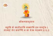 Bhagavad Gita Chapter 4 Shloka 5 | श्रीमद्भगवद्गीता Bhagavad Gita Chapter 4 image