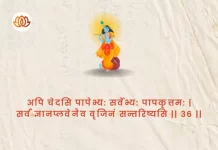Bhagavad Gita Chapter 4 Shloka 36 | श्रीमद्भगवद्गीता Bhagavad Gita Chapter 4 image