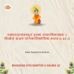 Bhagavad Gita Chapter 4 Shloka 42 | рд╢реНрд░реАрдорджреНрднрдЧрд╡рджреНрдЧреАрддрд╛ Bhagavad Gita Chapter 4 image