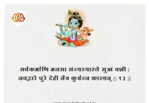 Bhagavad Gita Chapter 5 Shloka 13 | श्रीमद्भगवद्गीता Bhagavad Gita Chapter 5 Shloka image