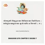 Bhagavad Gita Chapter 5 Shloka 7 | рд╢реНрд░реАрдорджреНрднрдЧрд╡рджреНрдЧреАрддрд╛ Bhagavad Gita Chapter 5 image