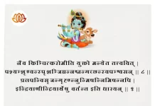 Bhagavad Gita Chapter 5 Shloka 8-9 | श्रीमद्भगवद्गीता Bhagavad Gita Chapter 5 Shloka image