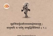 Bhagavad Gita Chapter 6 Shloka 9 | श्रीमद्भगवद्गीता Bhagavad Gita Chapter 6 image