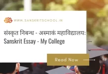 अस्माकं महाविद्यालयः | Essay on My College in Sanskrit Essay on My College in Sanskrit