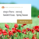 वसन्तर्तुः | Essay on Spring Season in Sanskrit Essay on Spring Season in Sanskrit